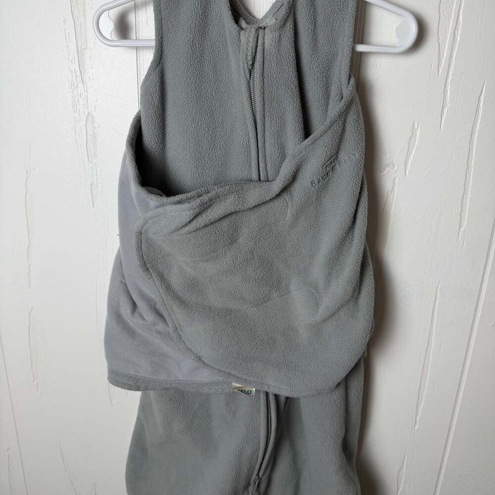 HALO SleepSack Micro-Fleece Wearable Baby Blanket, Heather Gray